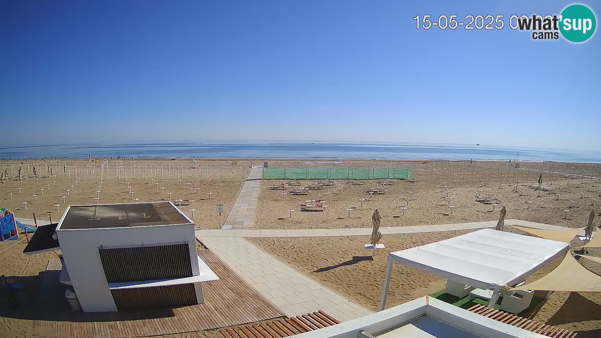 Live webcam Riccione – Bagni Oreste spiaggia 115