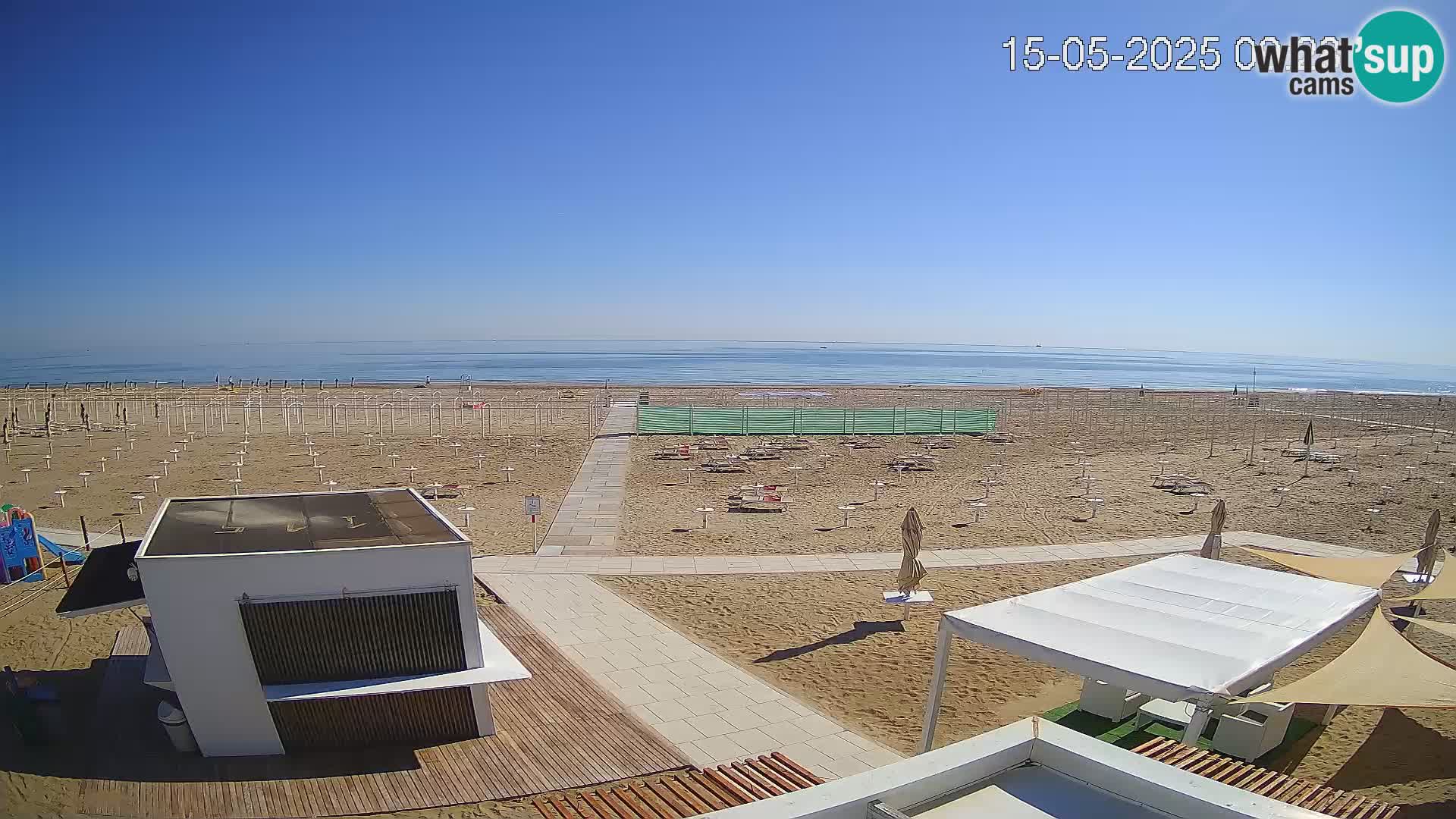 Live webcam Riccione – Bagni Oreste spiaggia 115