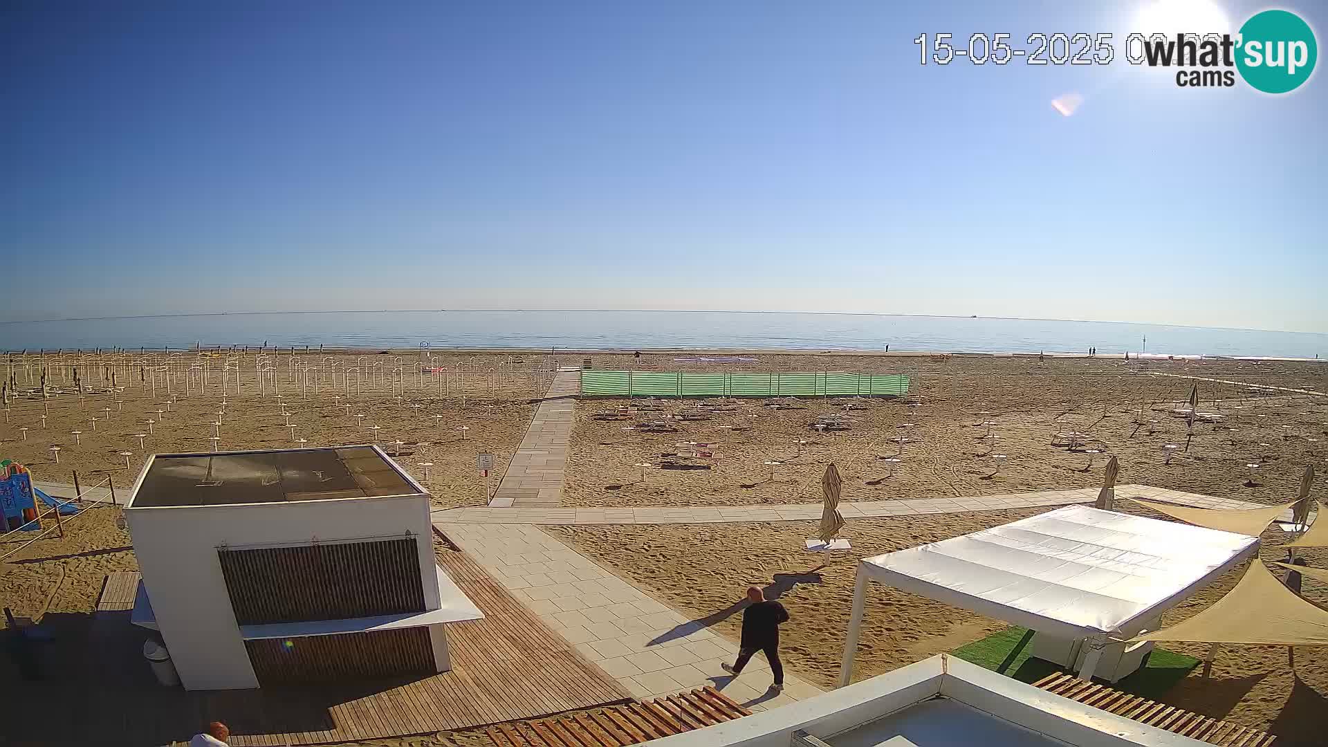 Spletna kamera plaža Riccione – Bagni Oreste spiaggia 115 – Italija