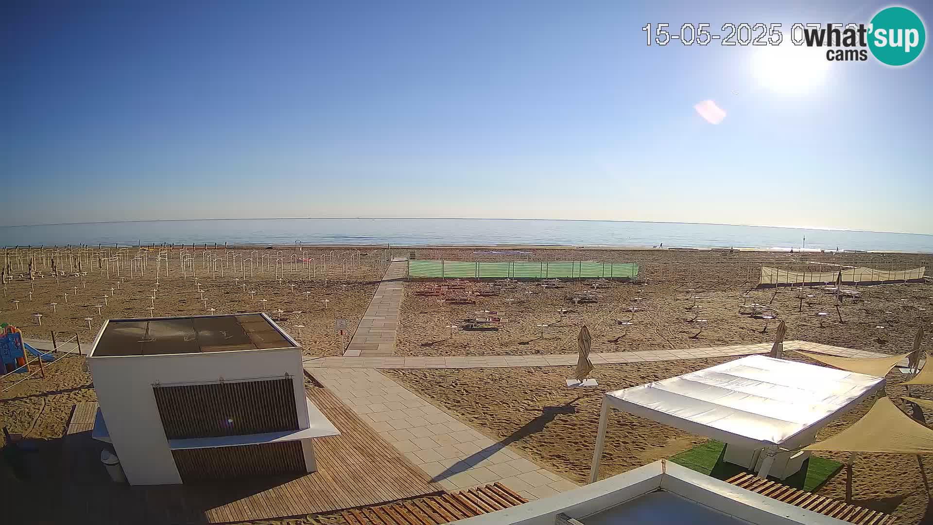 Live webcam Riccione beach – Bagni Oreste spiaggia 115