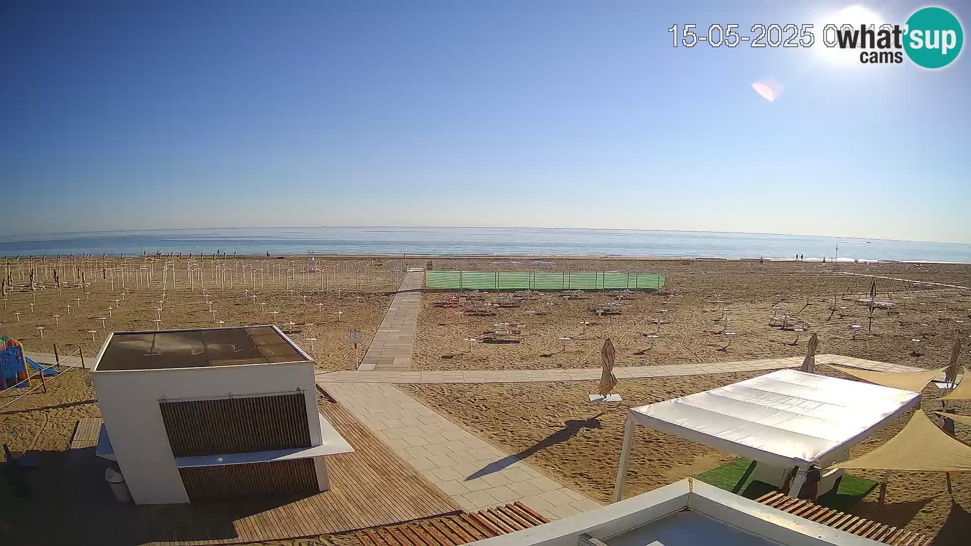 Live webcam Riccione – Bagni Oreste spiaggia 115
