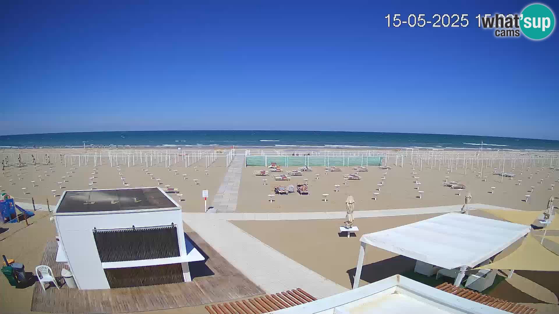 Live webcam Riccione beach – Bagni Oreste spiaggia 115