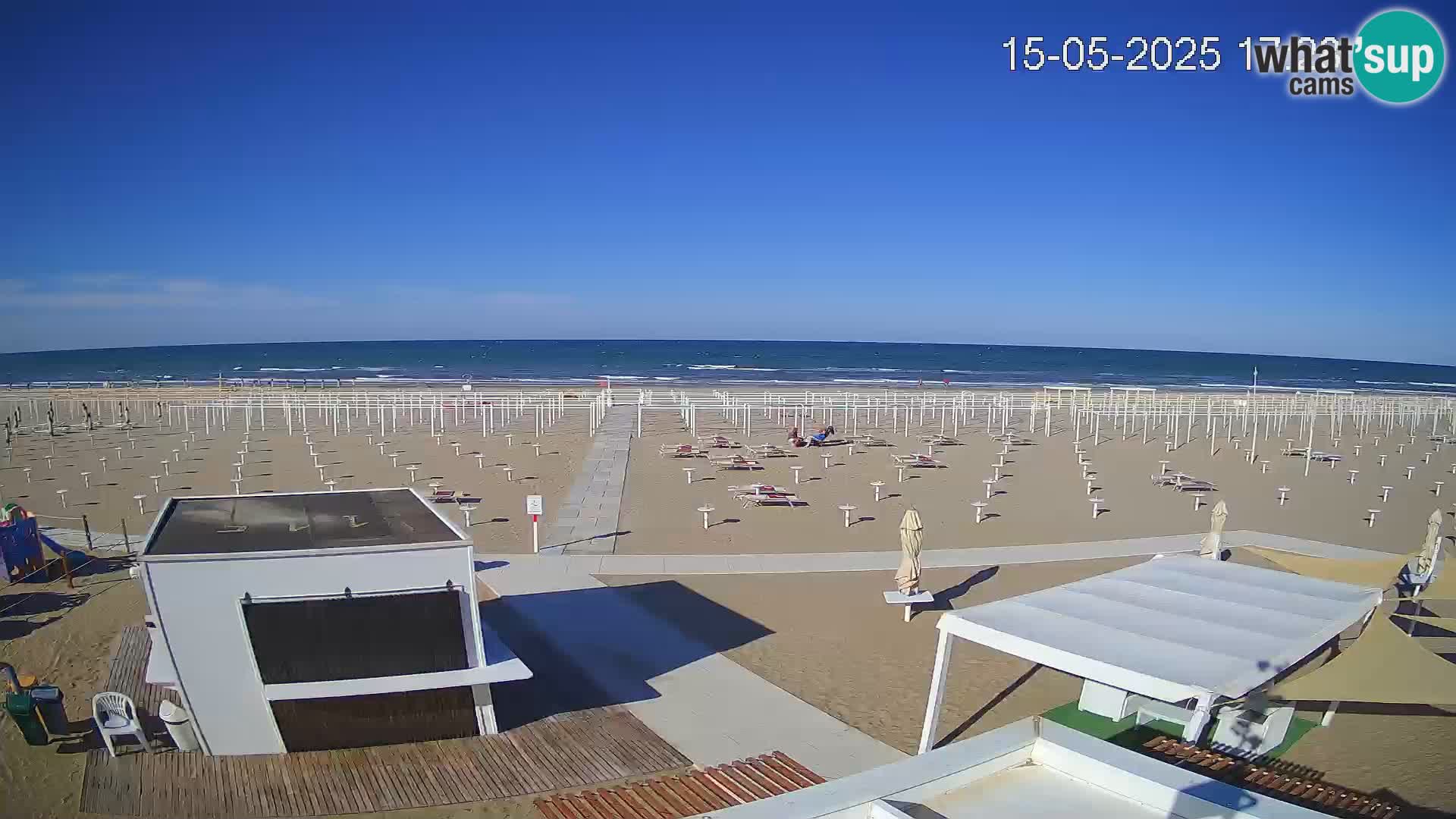 Live webcam Riccione – Bagni Oreste spiaggia 115