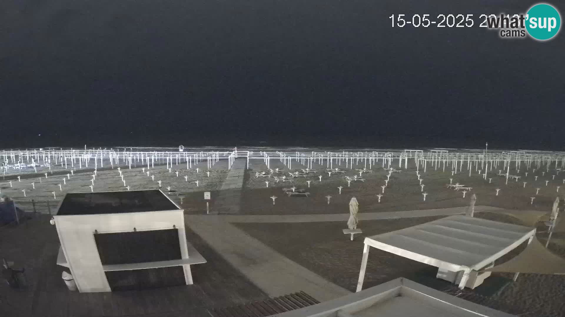 Spletna kamera plaža Riccione – Bagni Oreste spiaggia 115 – Italija