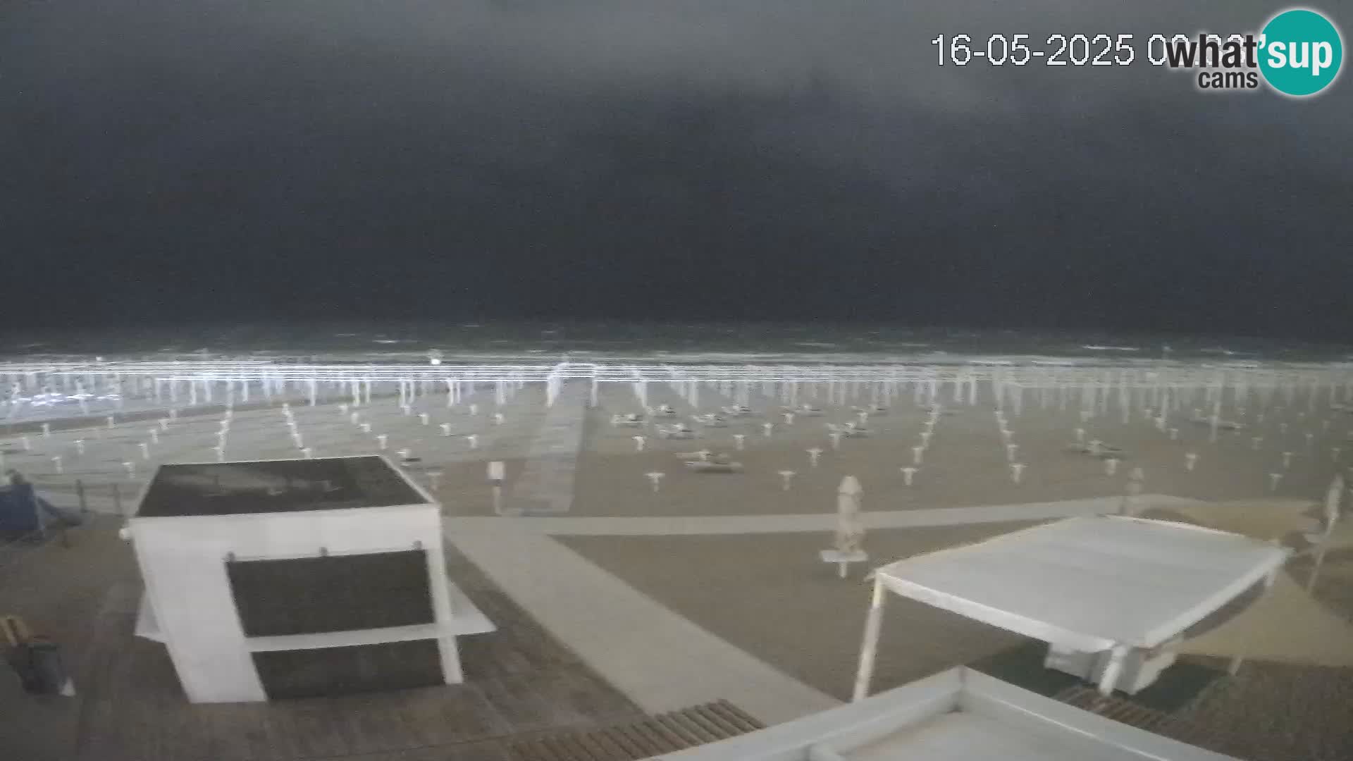 Live webcam Riccione – Bagni Oreste spiaggia 115