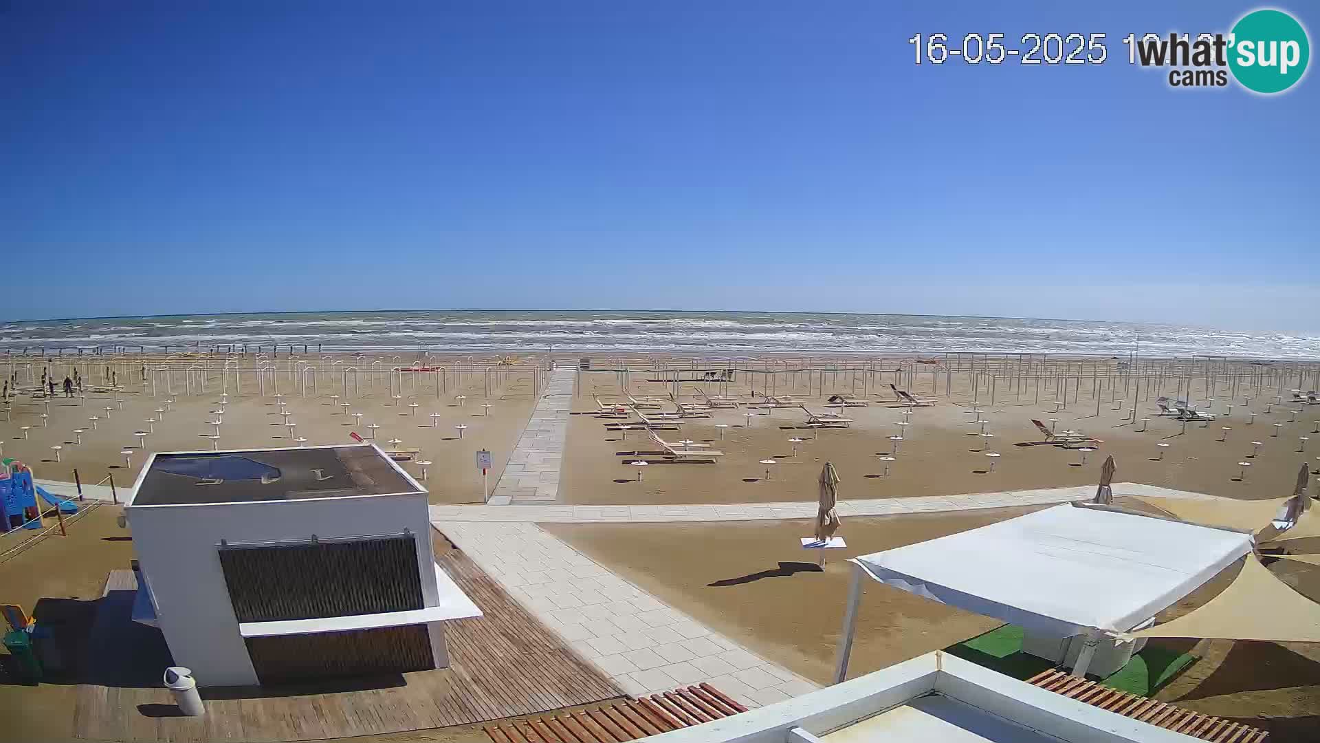 Live webcam Riccione beach – Bagni Oreste spiaggia 115