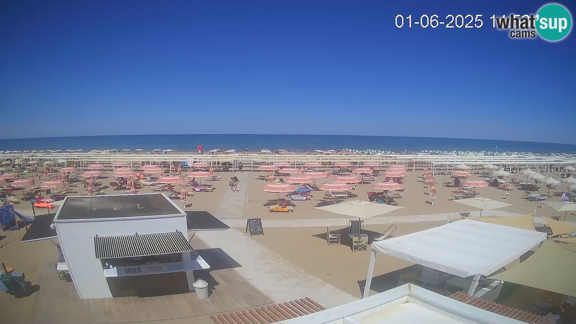 Live webcam Riccione – Bagni Oreste spiaggia 115