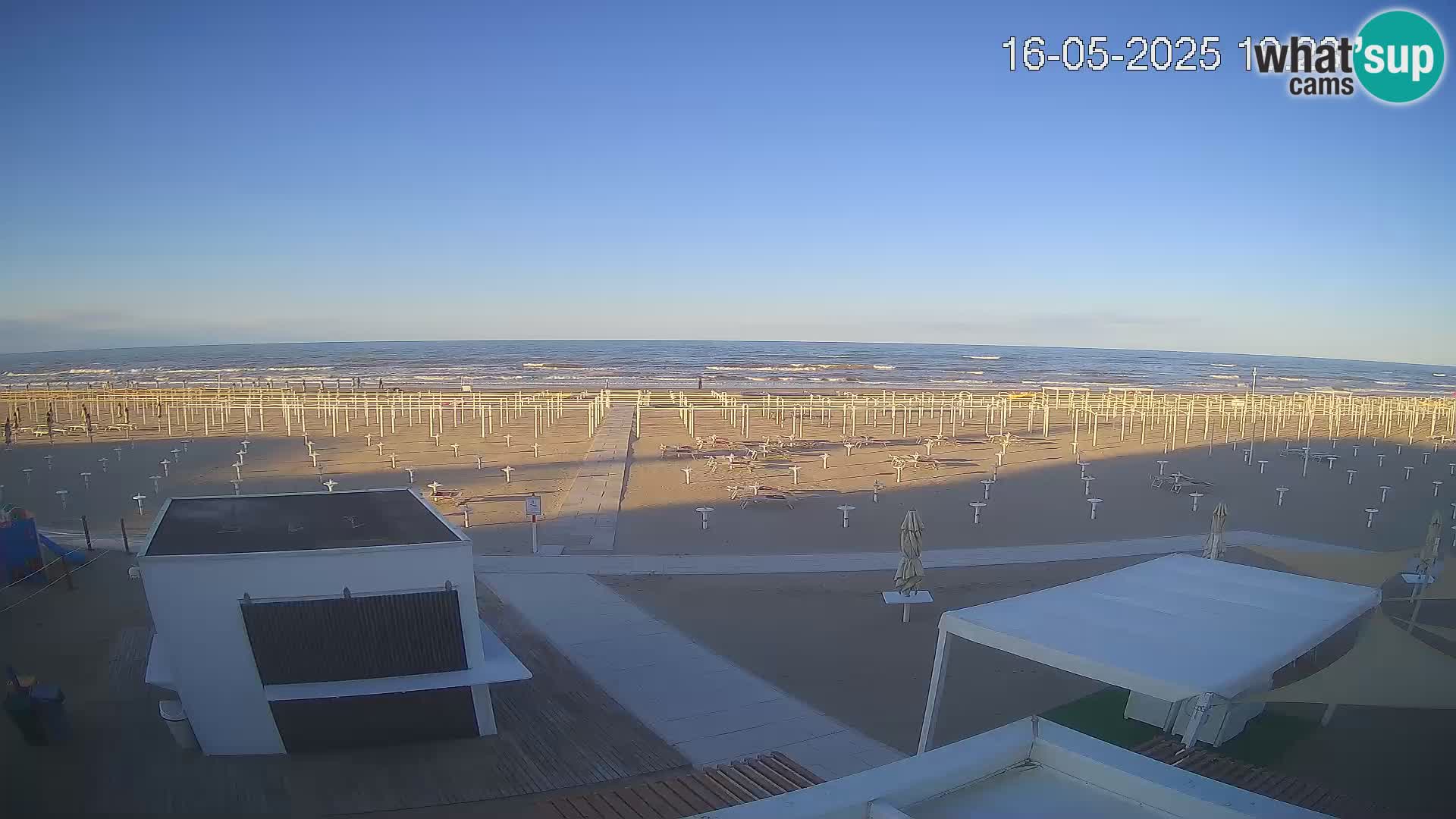Live webcam Riccione beach – Bagni Oreste spiaggia 115