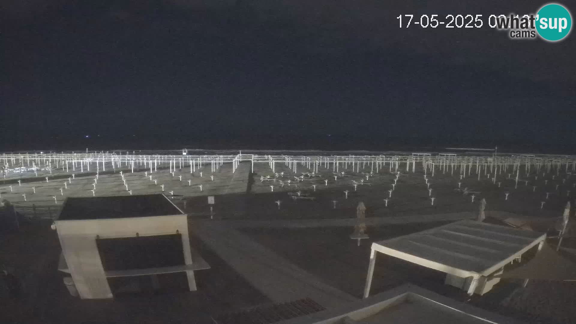 Live webcam Riccione Strand – Bagni Oreste spiaggia 115 – Italien