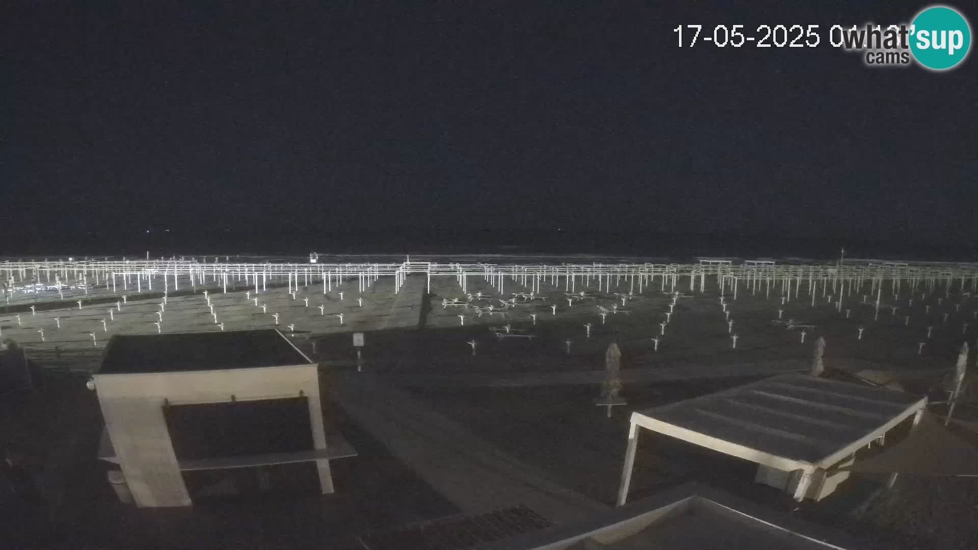 Spletna kamera plaža Riccione – Bagni Oreste spiaggia 115 – Italija