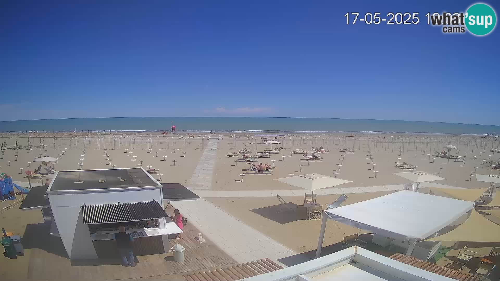 Live webcam Riccione beach – Bagni Oreste spiaggia 115