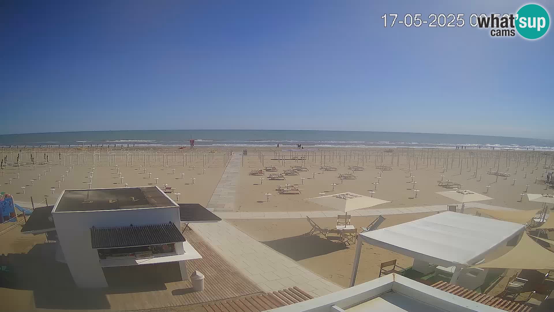 Camera en vivo playa Riccione – Bagni Oreste spiaggia 115 – Italia
