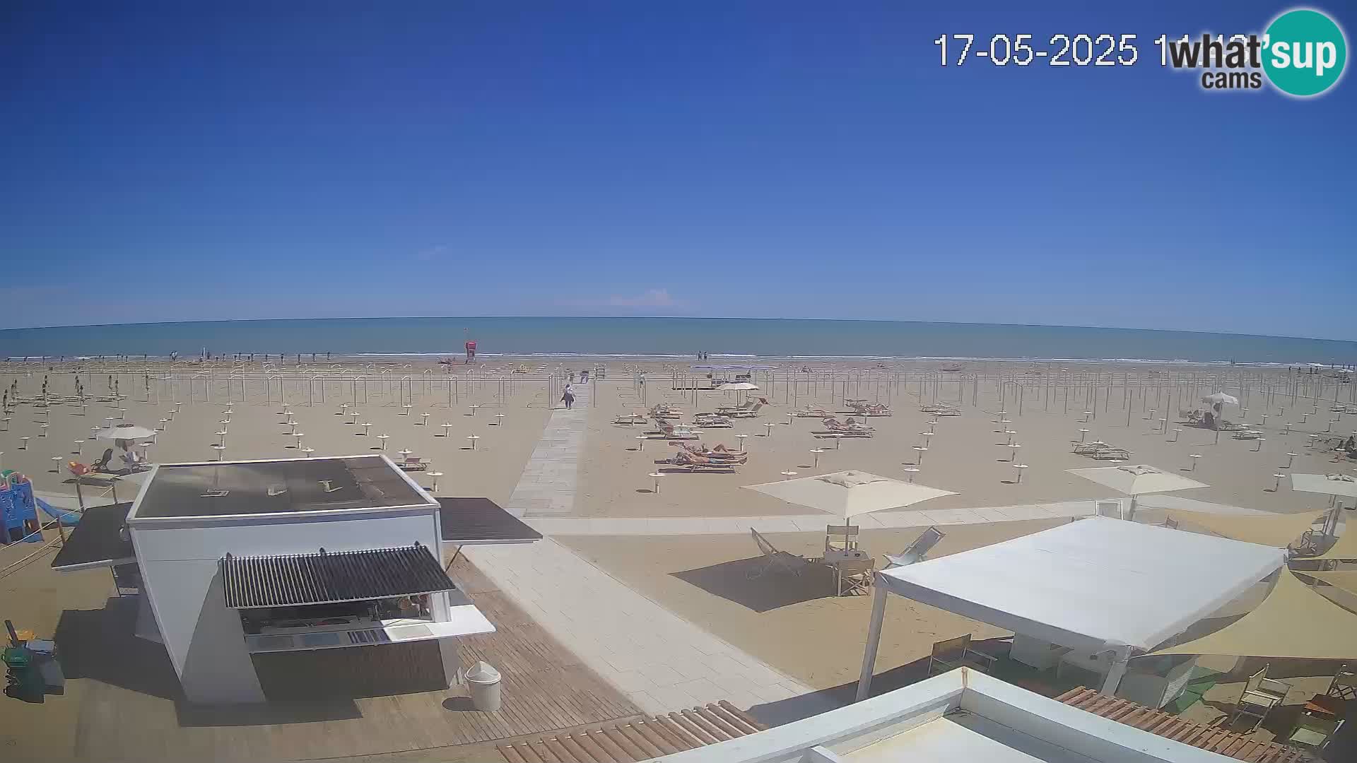Camera en vivo playa Riccione – Bagni Oreste spiaggia 115 – Italia