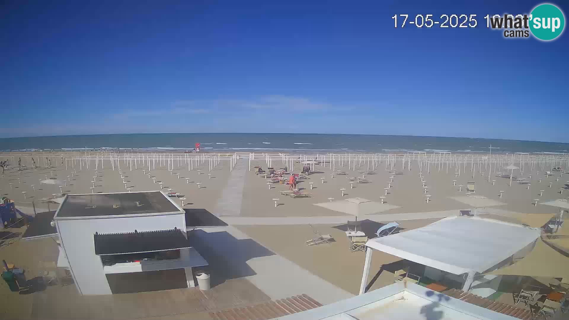 Live webcam Riccione beach – Bagni Oreste spiaggia 115