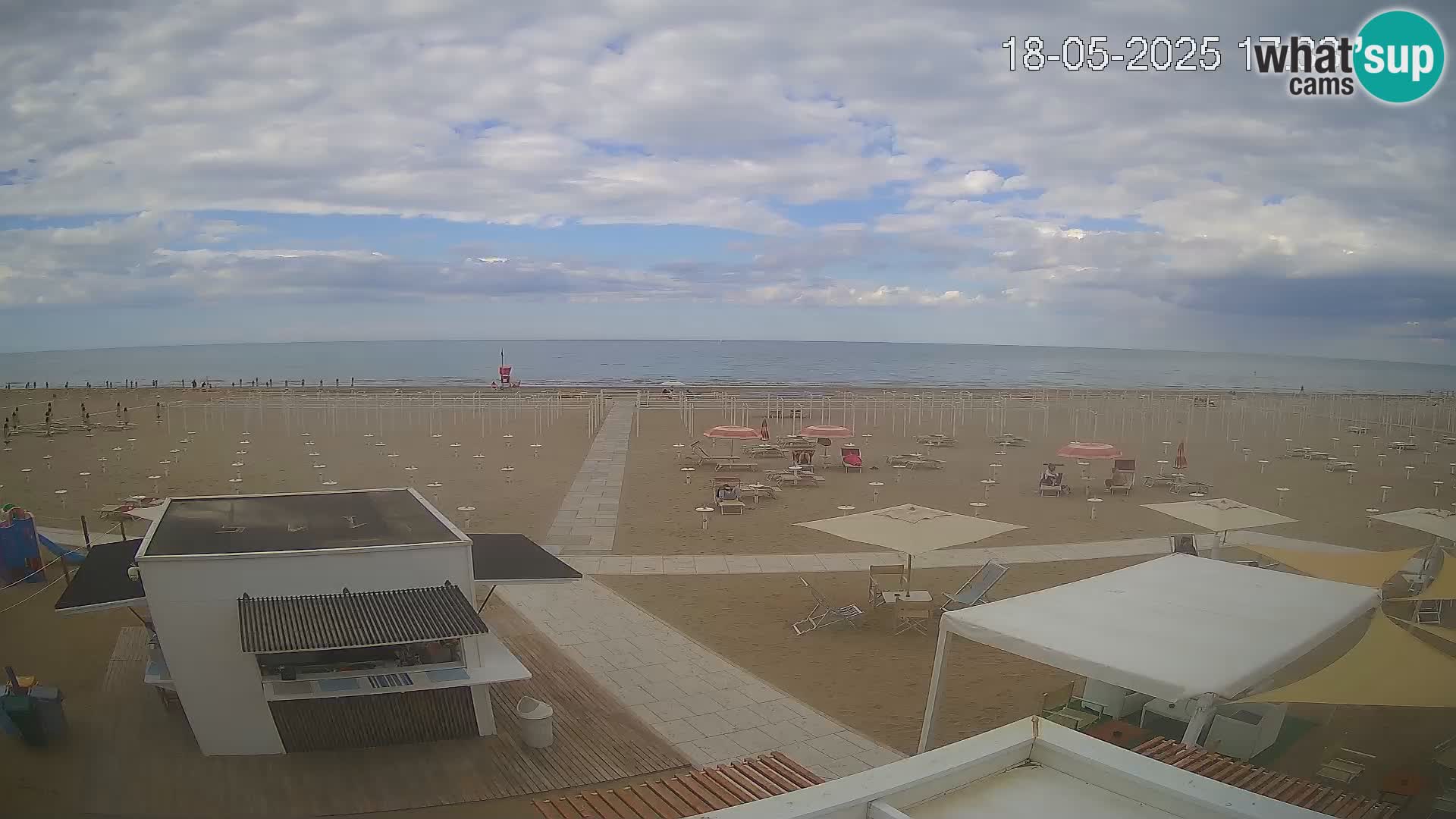 Web kamera plaža Riccione – Bagni Oreste spiaggia 115 – Italija