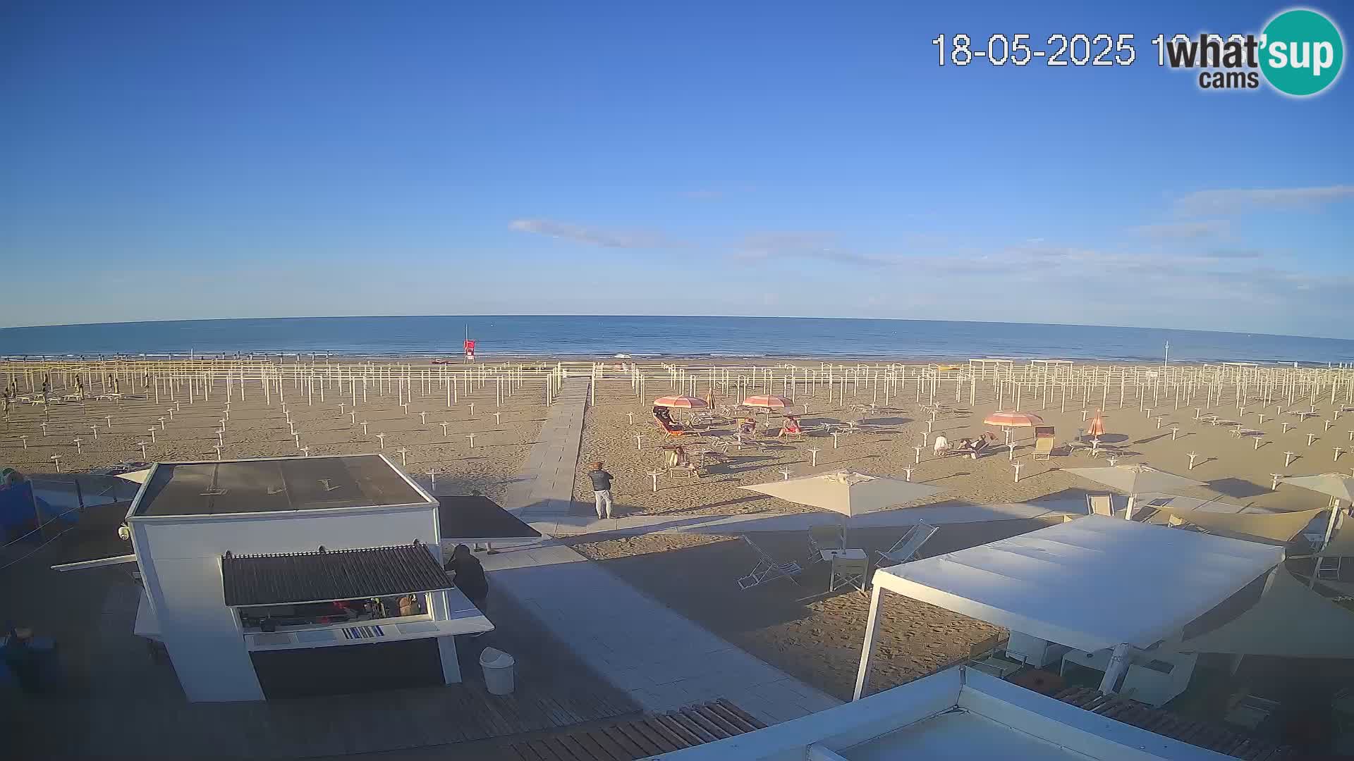 Camera en vivo playa Riccione – Bagni Oreste spiaggia 115 – Italia