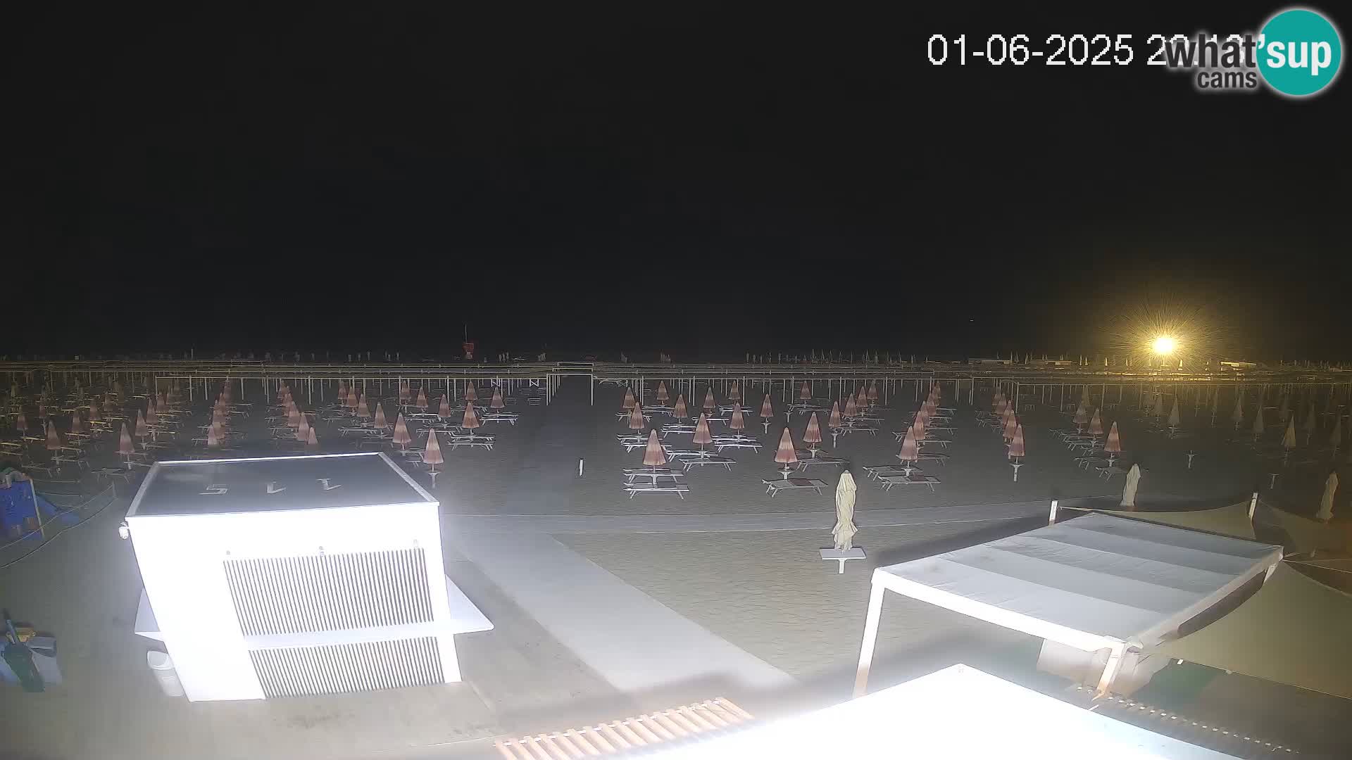 Webcam Riccione plage – Bagni Oreste spiaggia 115 – Italie