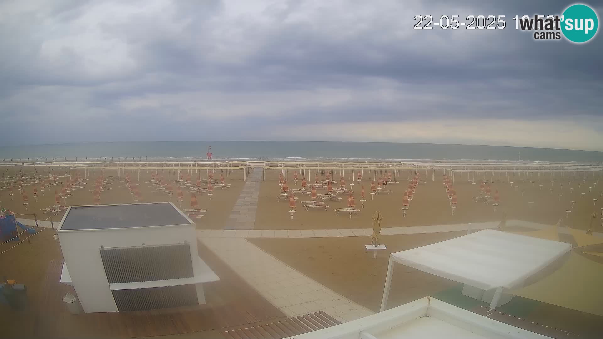 Camera en vivo playa Riccione – Bagni Oreste spiaggia 115 – Italia