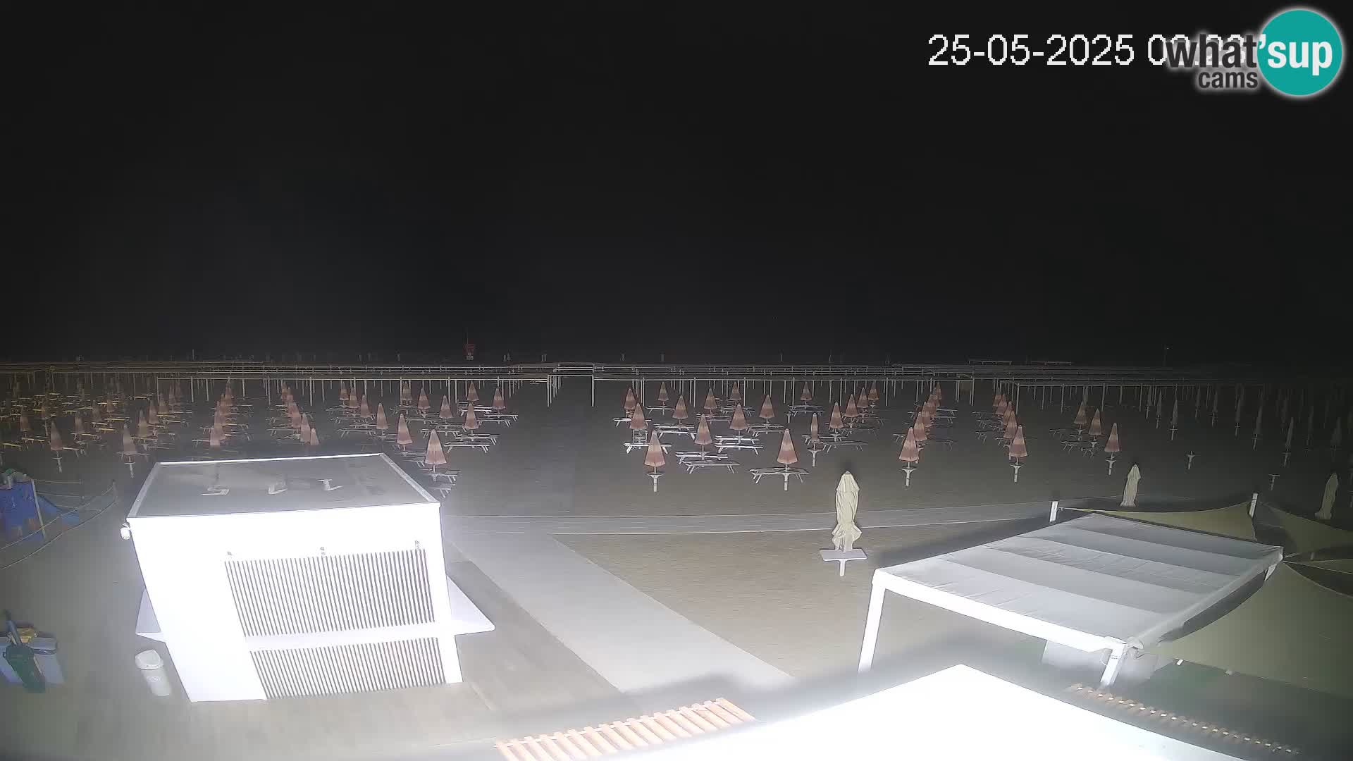 Webcam Riccione plage – Bagni Oreste spiaggia 115 – Italie