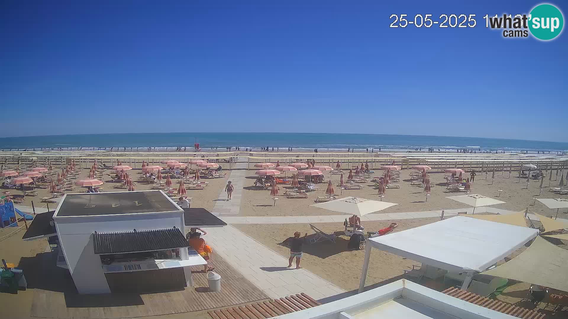 Live webcam Riccione – Bagni Oreste spiaggia 115