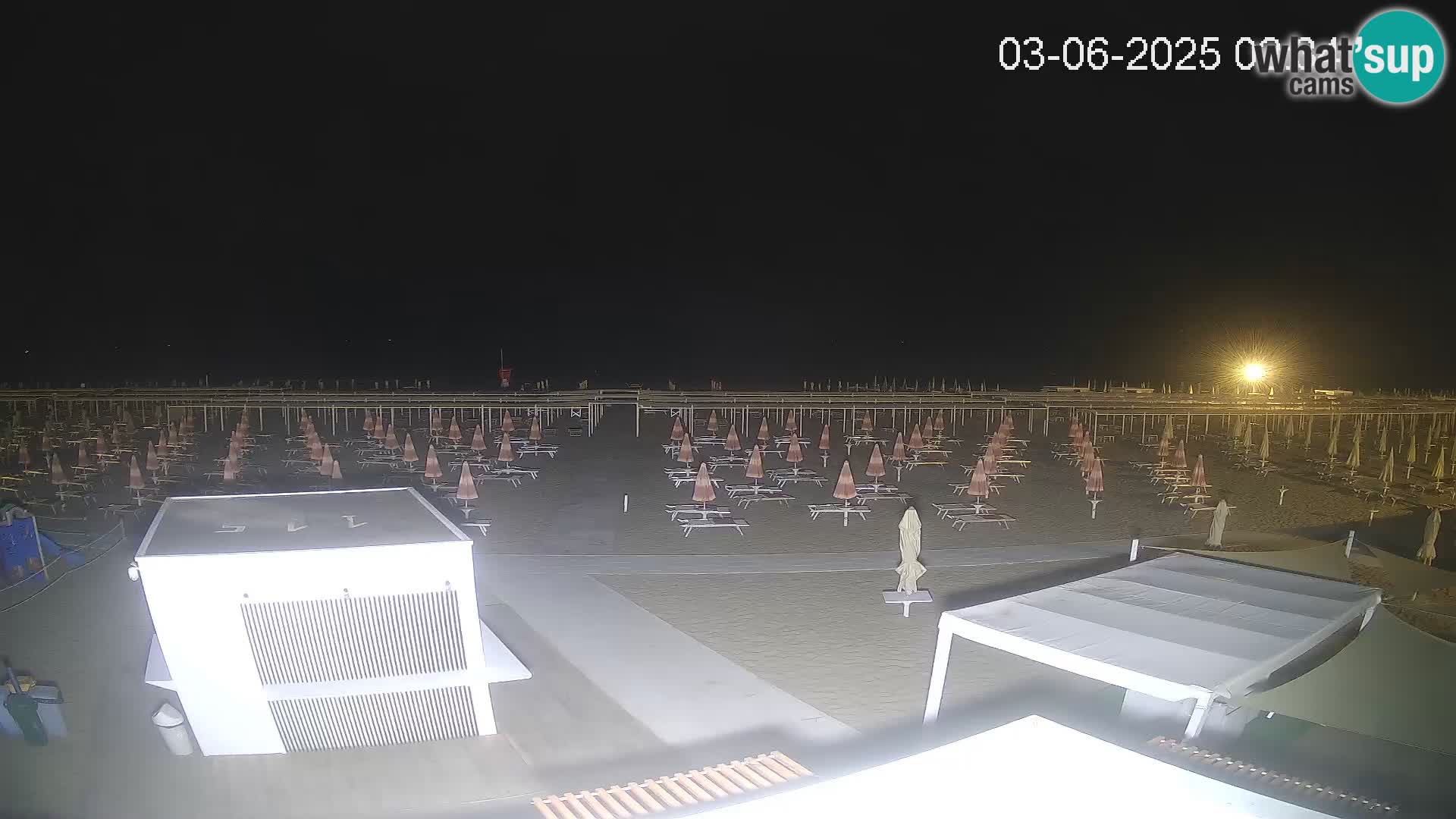 Web kamera plaža Riccione – Bagni Oreste spiaggia 115 – Italija