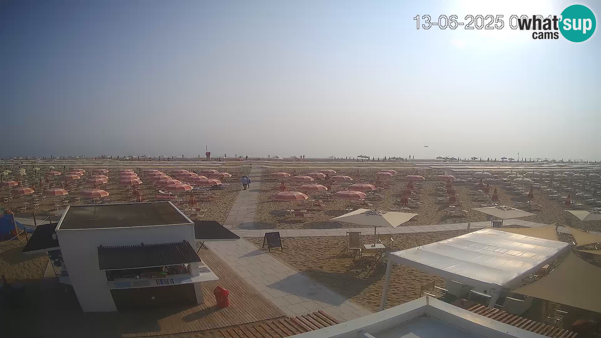 Live webcam Riccione – Bagni Oreste spiaggia 115