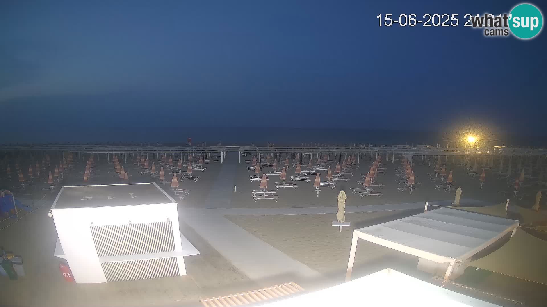 Live webcam Riccione – Bagni Oreste spiaggia 115