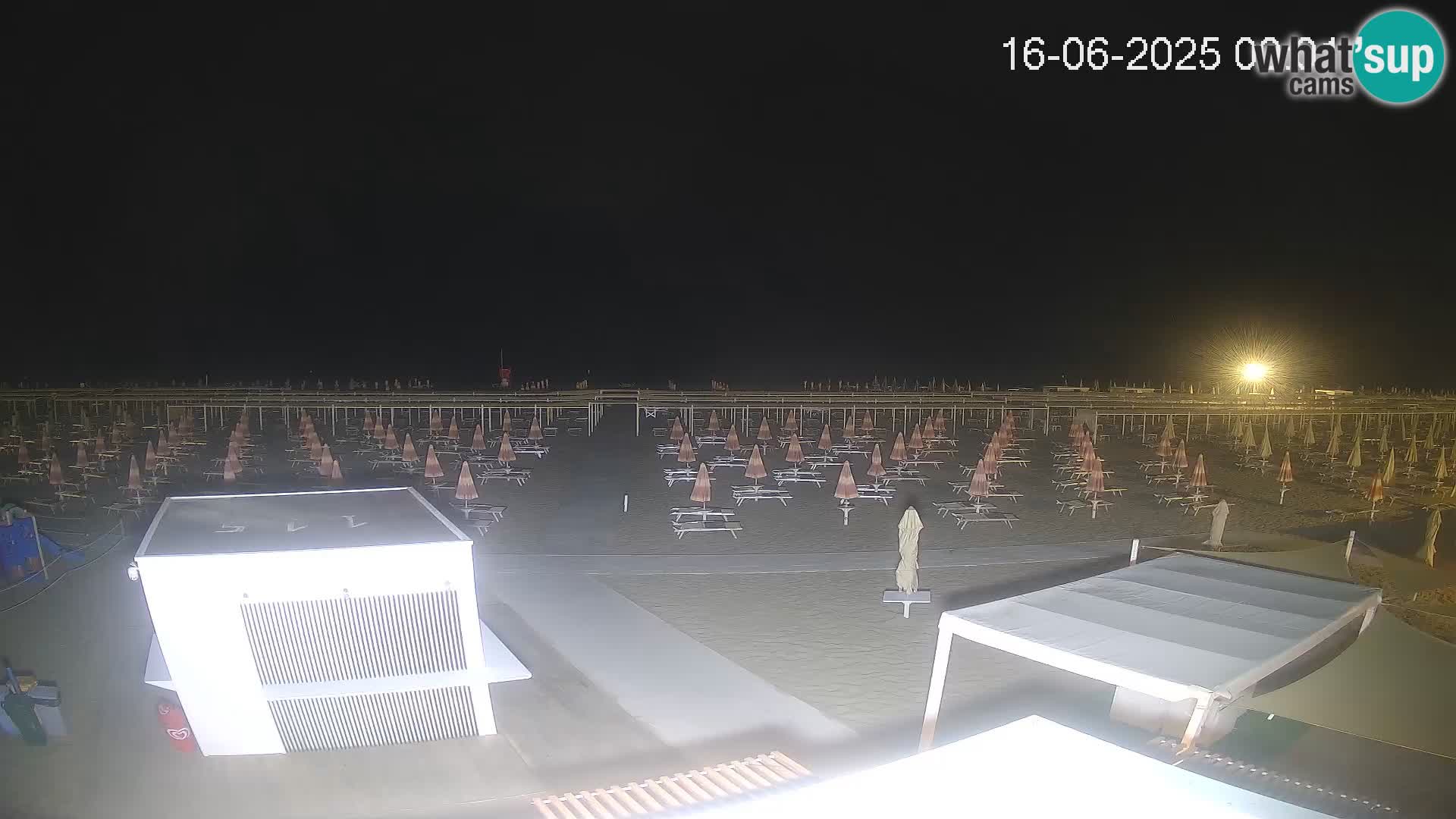 Webcam Riccione plage – Bagni Oreste spiaggia 115 – Italie