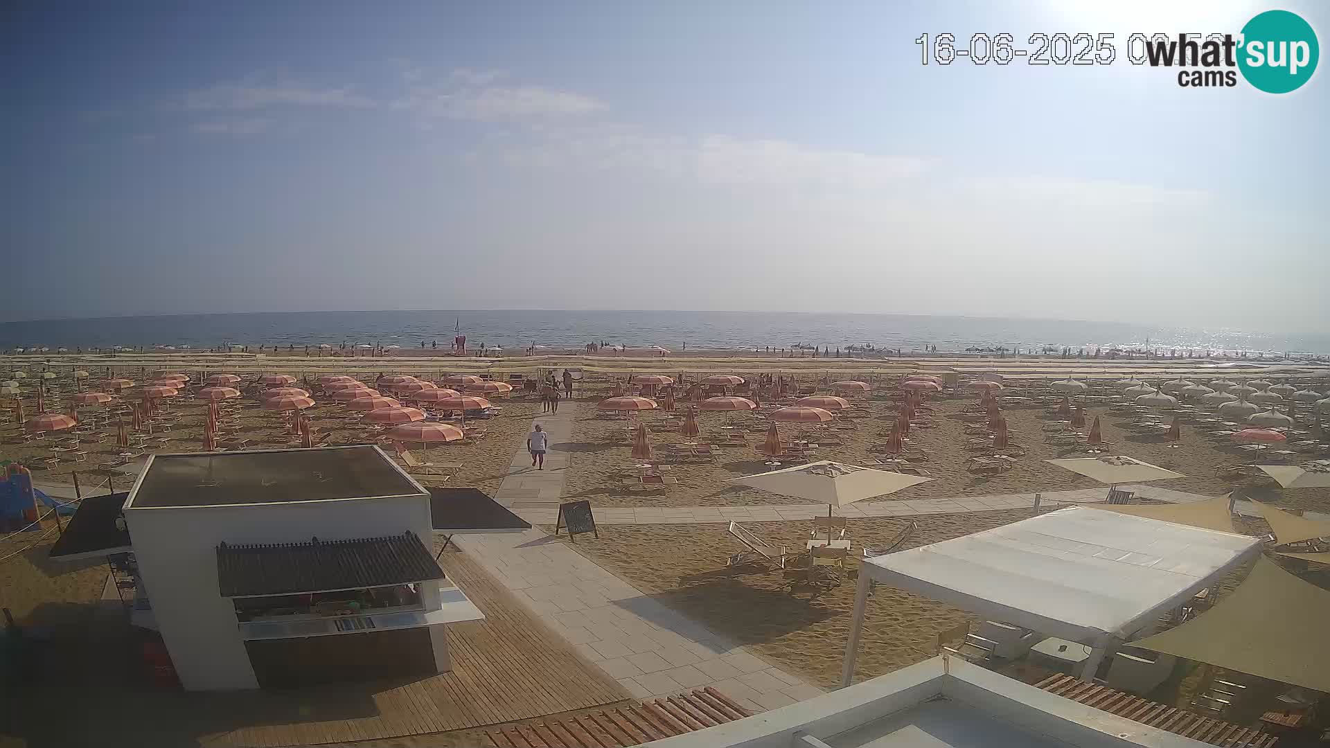 Live webcam Riccione – Bagni Oreste spiaggia 115