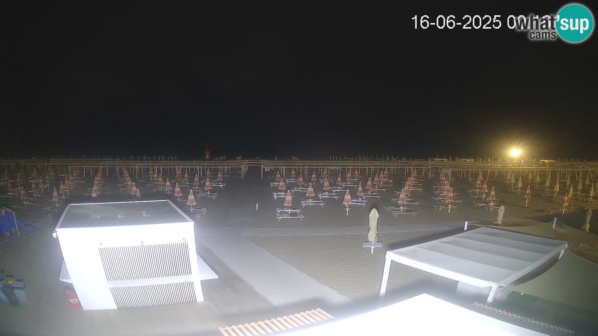 Webcam Riccione plage – Bagni Oreste spiaggia 115 – Italie