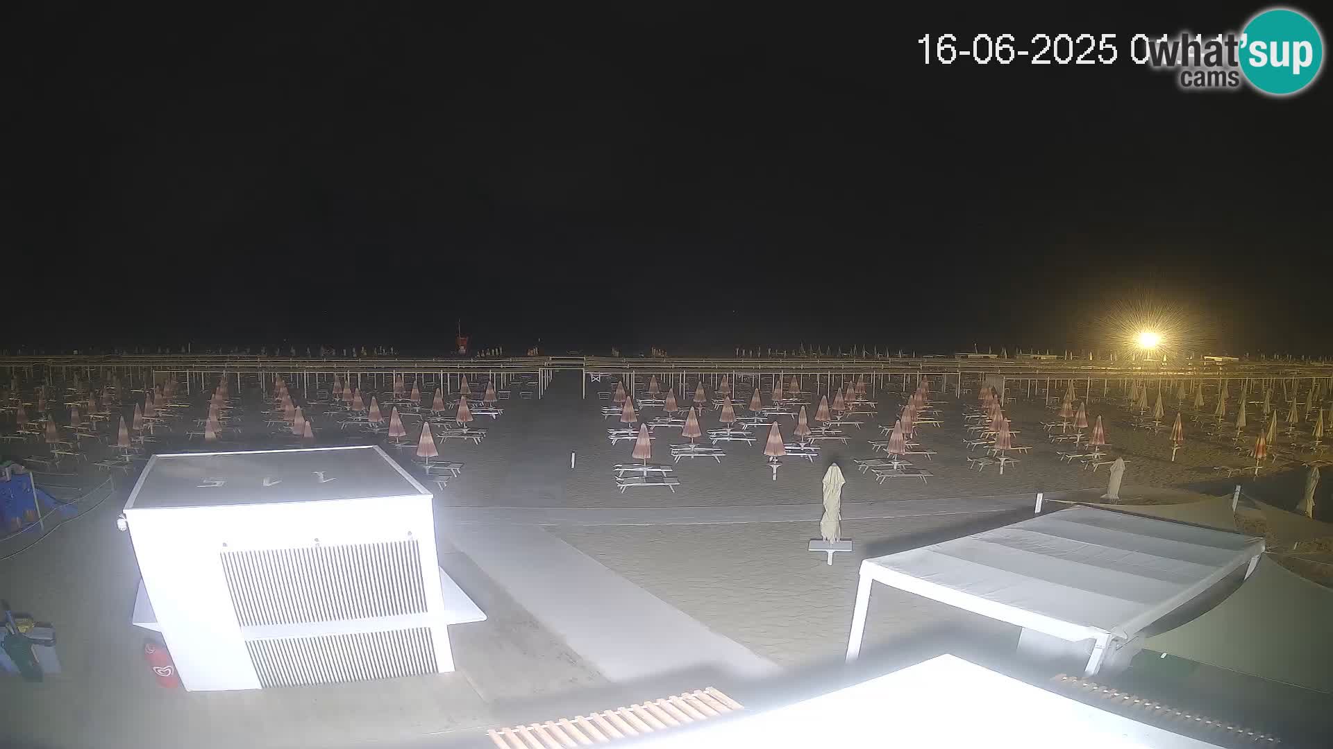 Live webcam Riccione Strand – Bagni Oreste spiaggia 115 – Italien