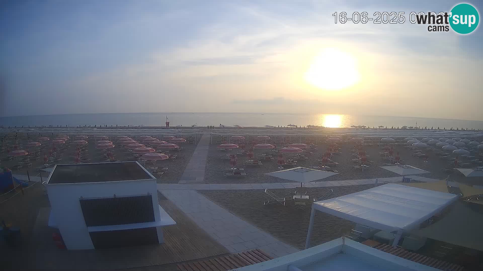 Live webcam Riccione beach – Bagni Oreste spiaggia 115