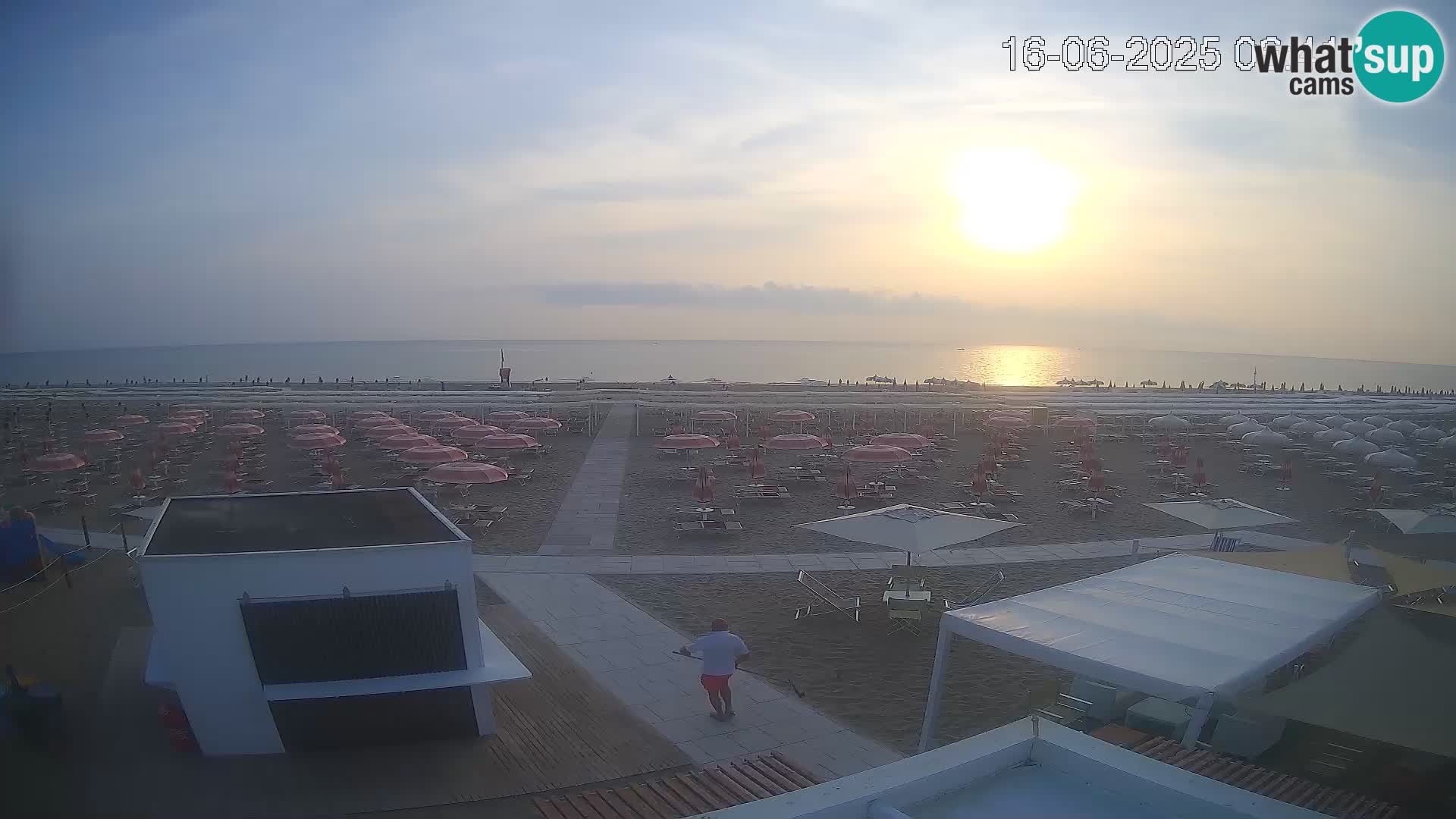 Live webcam Riccione – Bagni Oreste spiaggia 115