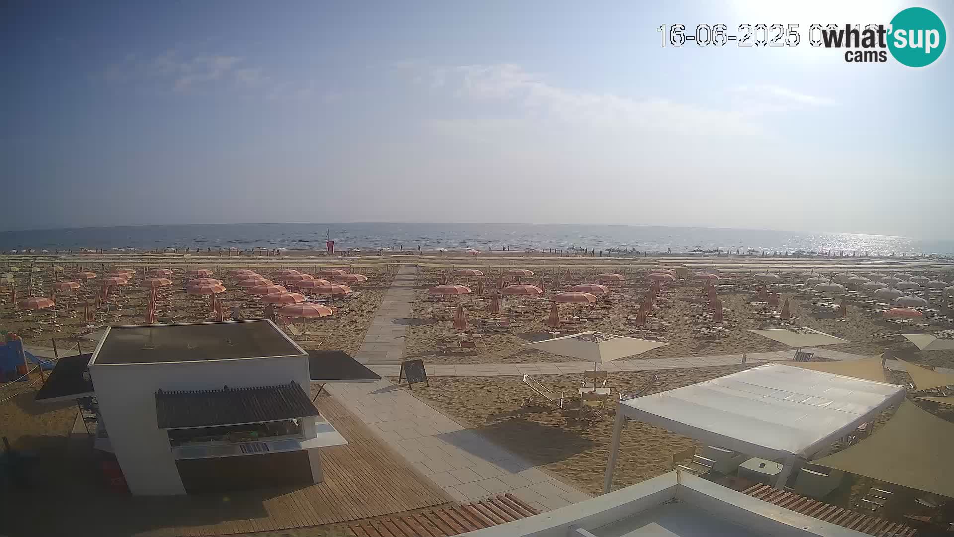 Live webcam Riccione beach – Bagni Oreste spiaggia 115