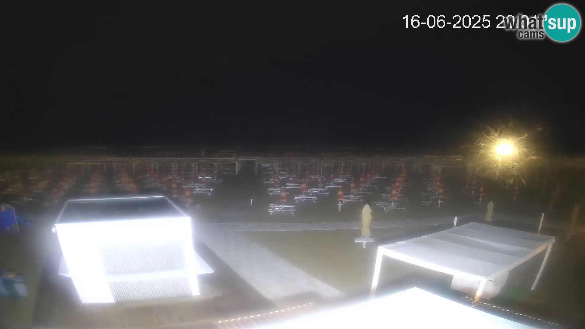 Webcam Riccione plage – Bagni Oreste spiaggia 115 – Italie