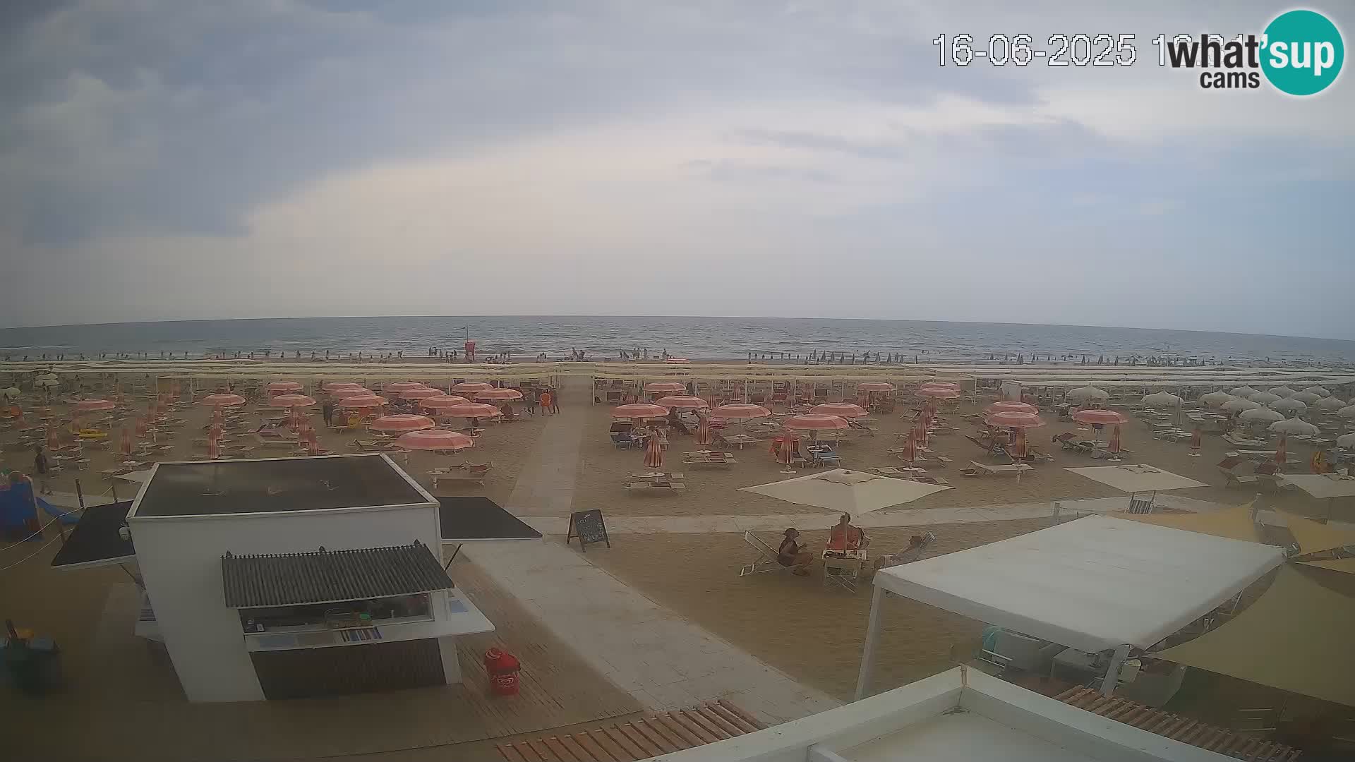 Camera en vivo playa Riccione – Bagni Oreste spiaggia 115 – Italia