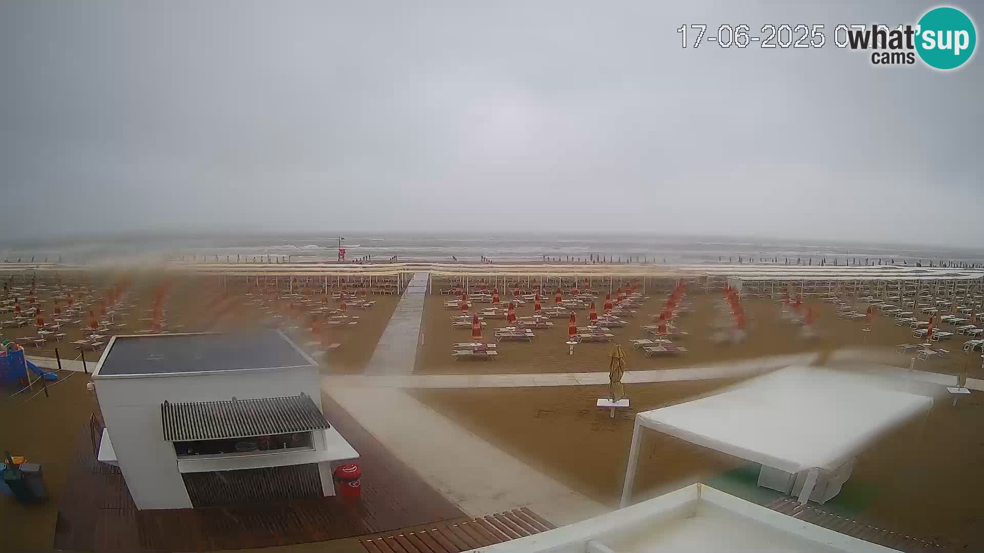 Camera en vivo playa Riccione – Bagni Oreste spiaggia 115 – Italia