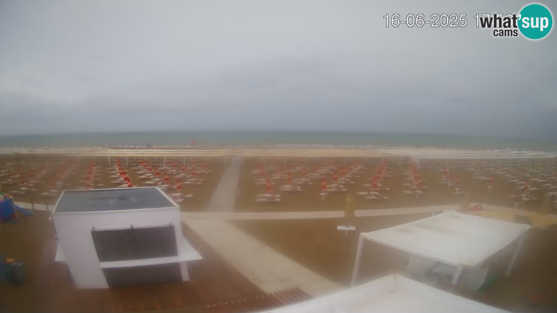 Web kamera plaža Riccione – Bagni Oreste spiaggia 115 – Italija