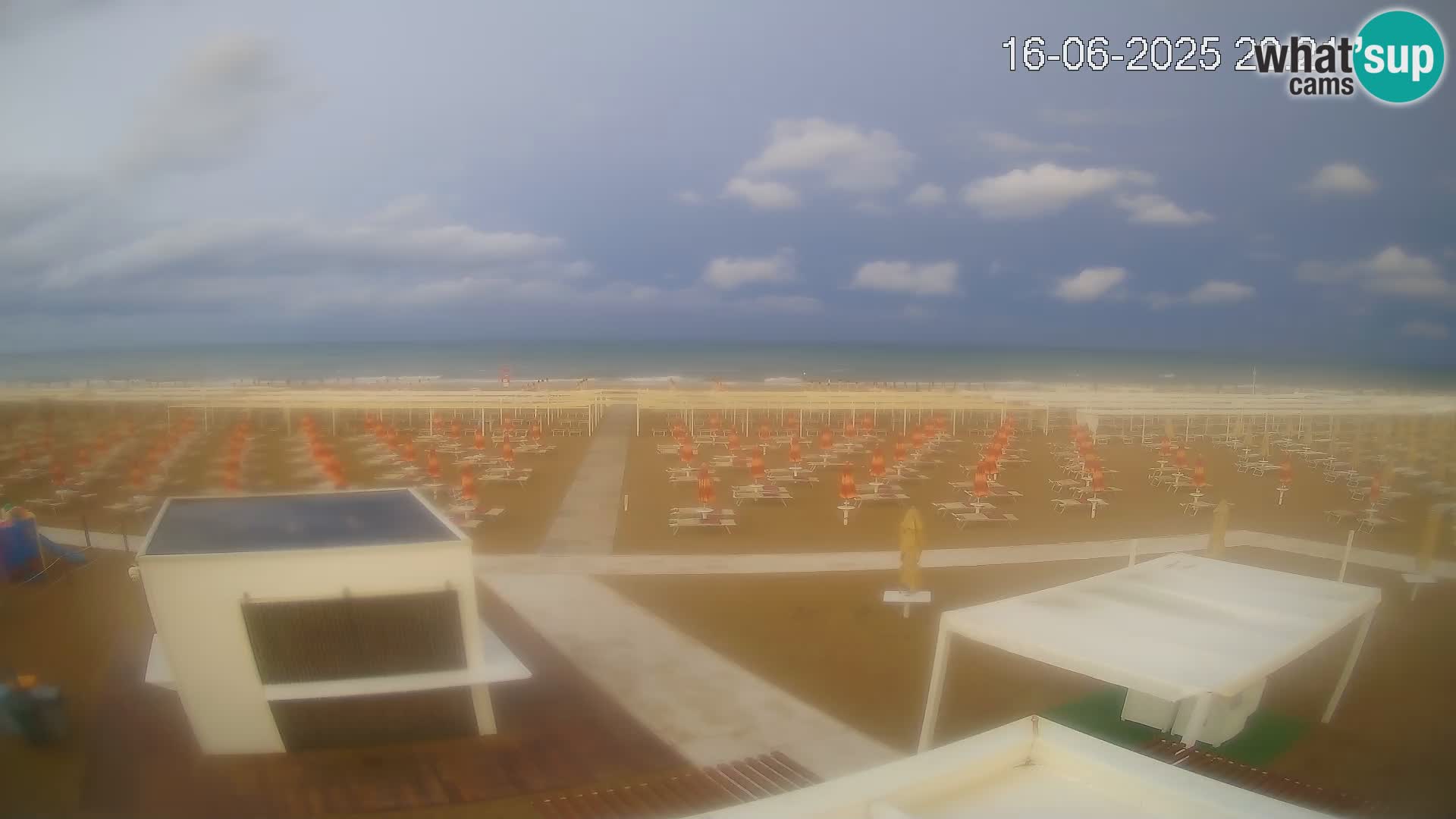 Camera en vivo playa Riccione – Bagni Oreste spiaggia 115 – Italia