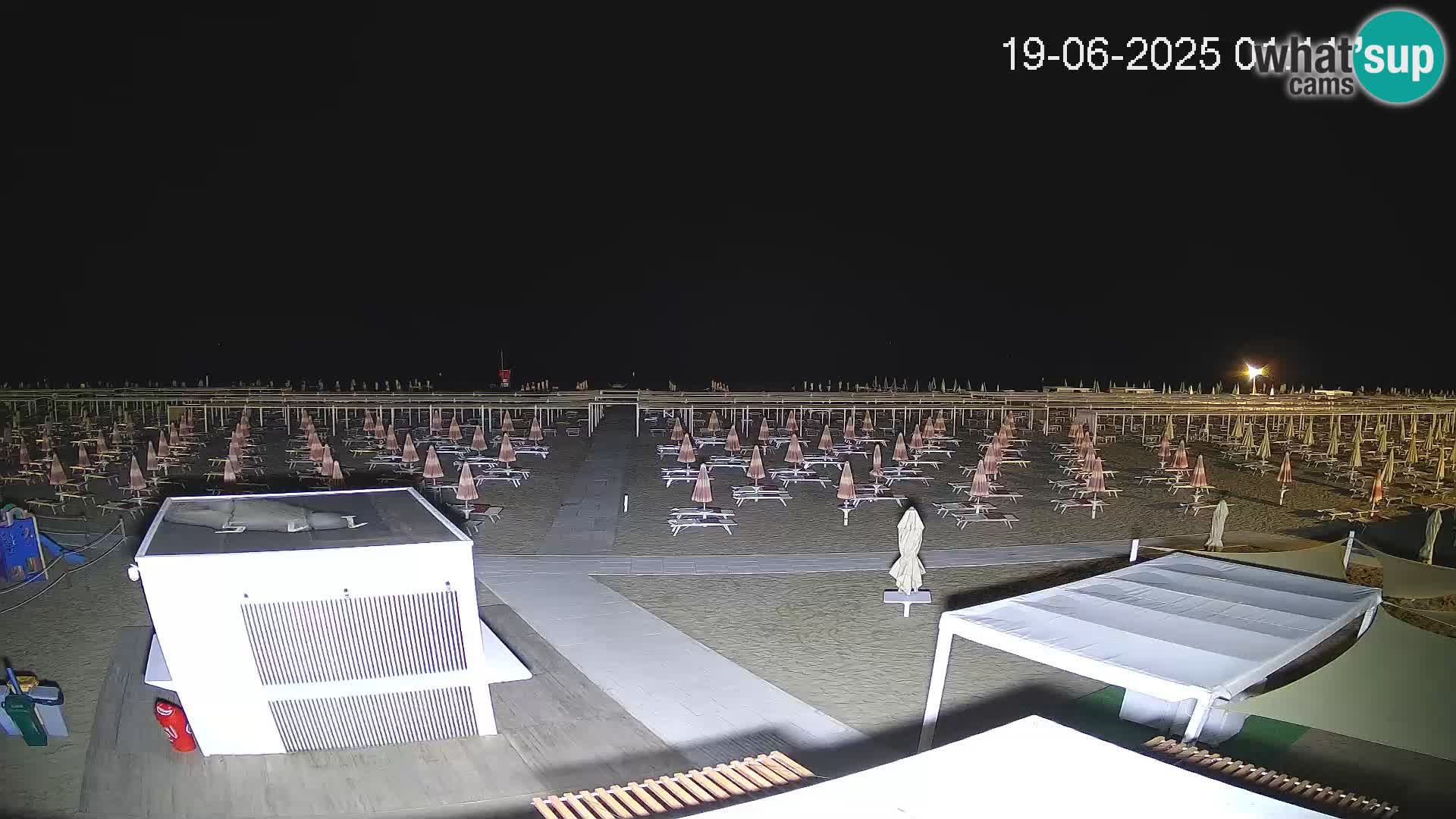 Live webcam Riccione – Bagni Oreste spiaggia 115