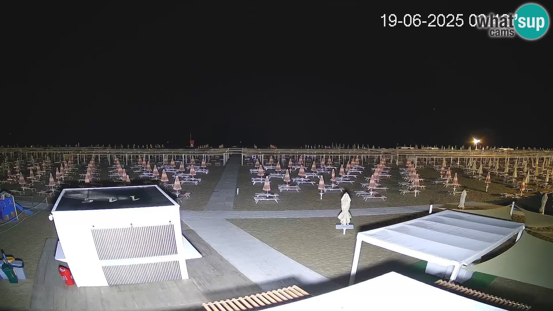 Spletna kamera plaža Riccione – Bagni Oreste spiaggia 115 – Italija