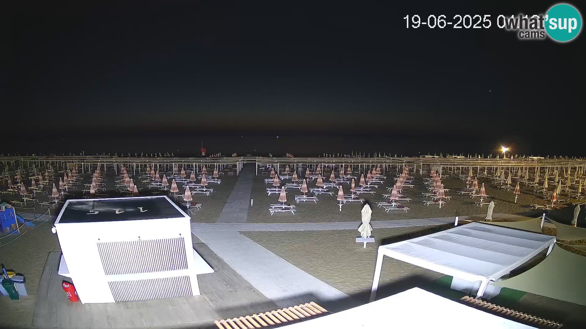 Web kamera plaža Riccione – Bagni Oreste spiaggia 115 – Italija