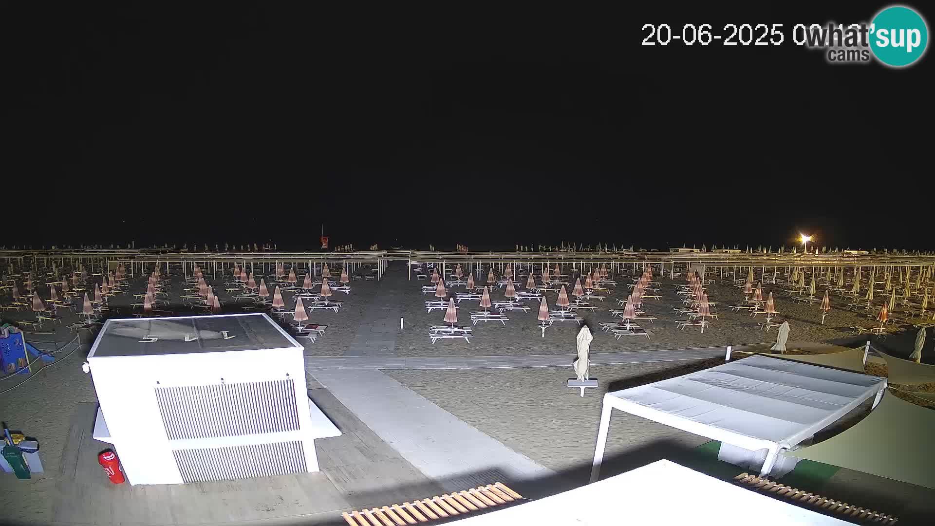 Live webcam Riccione – Bagni Oreste spiaggia 115