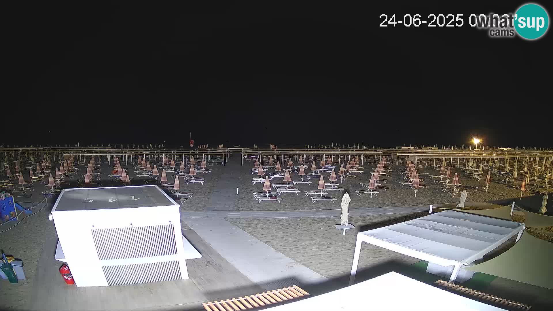 Live webcam Riccione – Bagni Oreste spiaggia 115