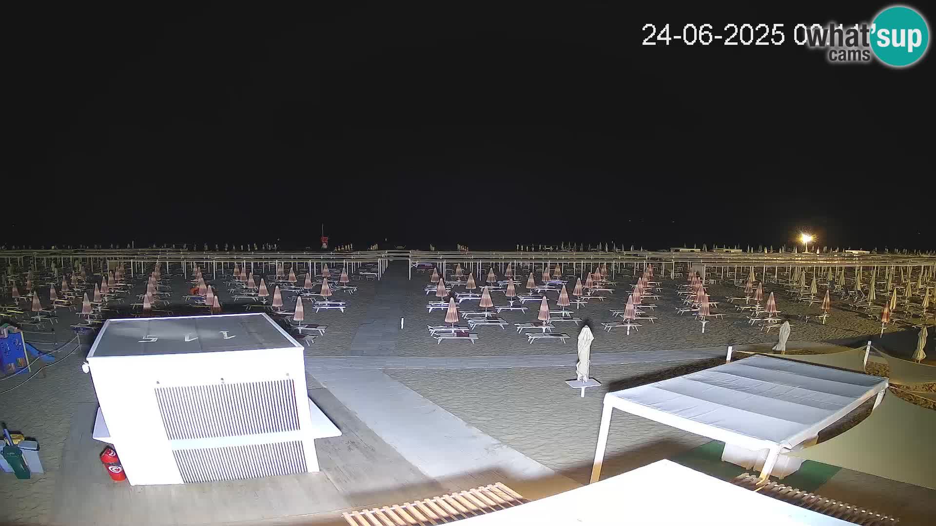 Live webcam Riccione beach – Bagni Oreste spiaggia 115