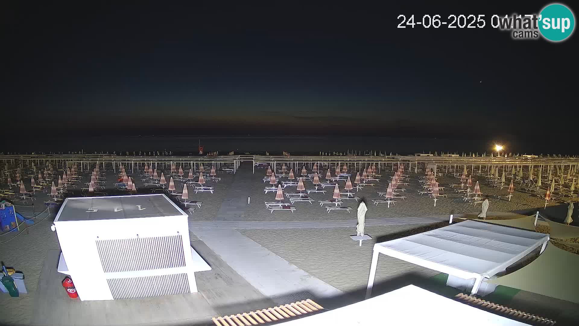 Live webcam Riccione beach – Bagni Oreste spiaggia 115