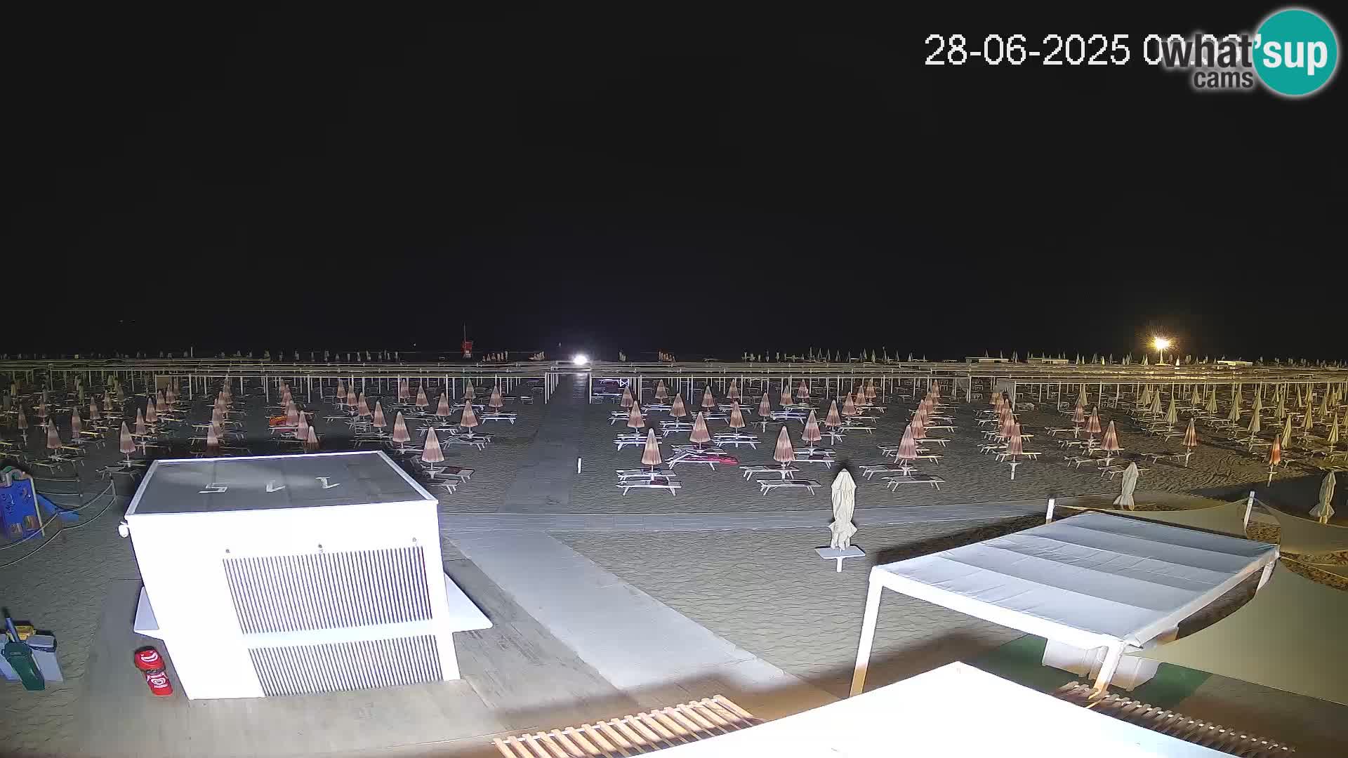Spletna kamera plaža Riccione – Bagni Oreste spiaggia 115 – Italija