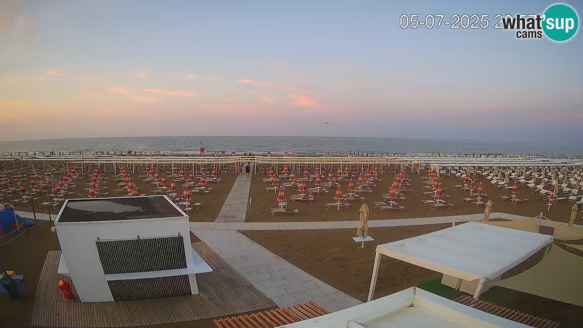 Live webcam Riccione beach – Bagni Oreste spiaggia 115