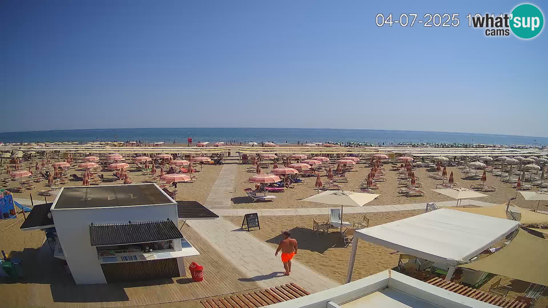 Camera en vivo playa Riccione – Bagni Oreste spiaggia 115 – Italia