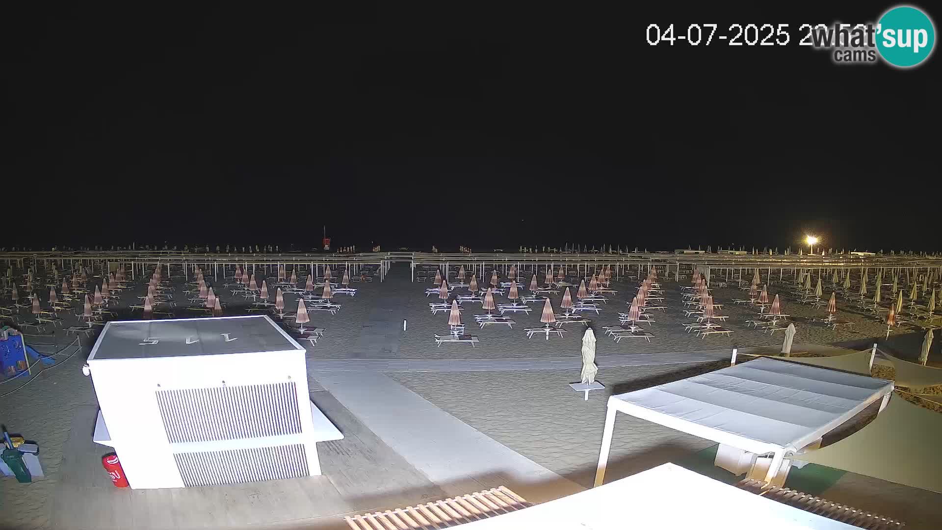 Live webcam Riccione beach – Bagni Oreste spiaggia 115
